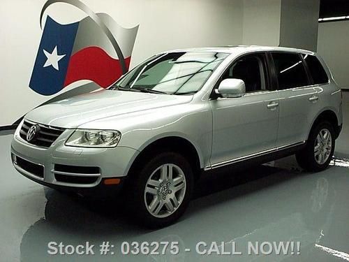 2006 volkswagen touareg v8 awd htd leather sunroof 52k texas direct auto