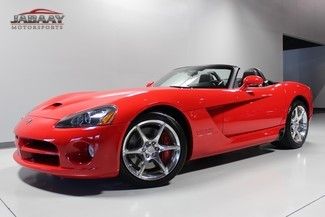 2004 dodge viper convertible~only 5,617 miles~polished wheels~viper red over blk