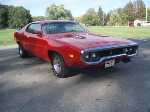 1972 72 plymouth road runner 440cui auto nice