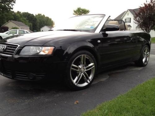 2003 audi a4 cabriolet convertible 2-door turbocharged