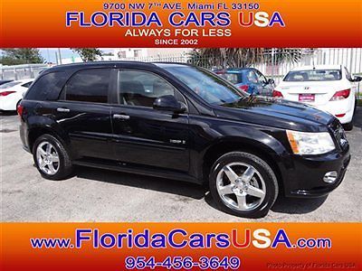 Pontiac torrent gxp 1-owner black leather interior carfax certified excellent