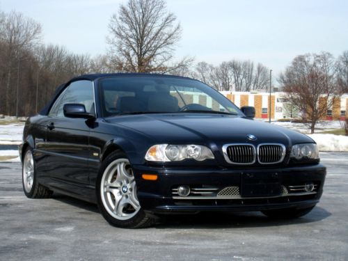 2002 bmw 330ci convertible 5-speed manual - sport package - 2 owners - clean!!!