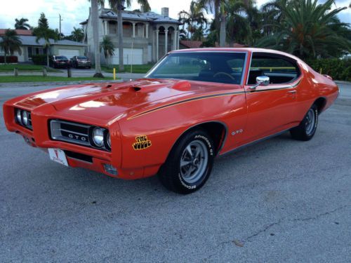 1969 pontiac gto &#034;real phs documented &#034;judge&#034; numbers matching
