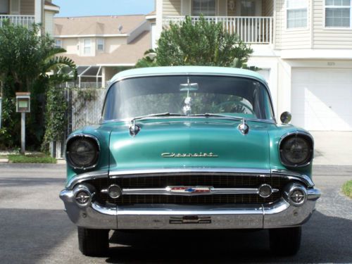 1957 chevy belair 4 door in absolutely incredible condition