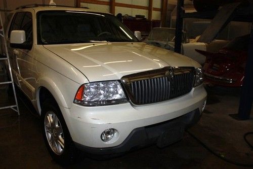 No reserve 2004 lincoln aviator awd clean low miles rebuildable salvage flood