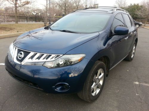 2009 nissan murano sl awd fully loaded navigation no reserve salvage title