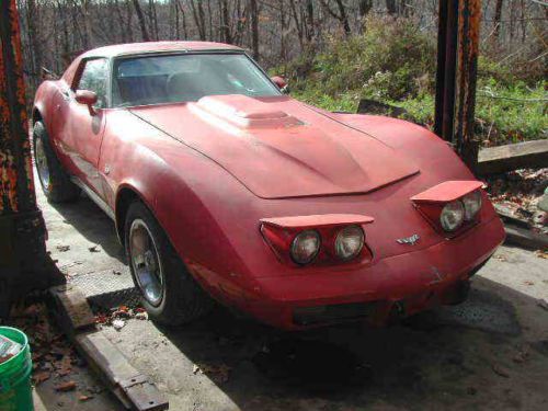 1977 chevy corvette, 4 speed, barn find w/no reserve