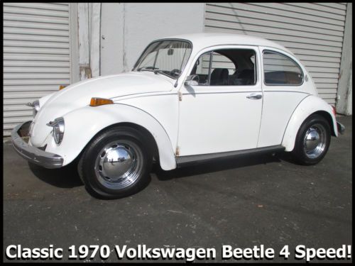 Classic 1970 volkswagen beetle. great running engine + nice wheels + no reserve!
