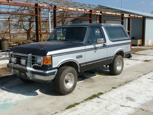 1989 ford bronco xlt sport utility 2-door 5.8l