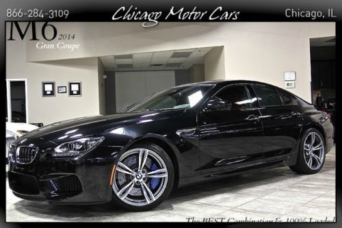 2014 bmw m6 gran coupe msrp $126k+ black  loaded executive package bang olufsen!