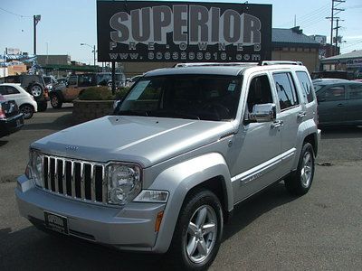 4x4 2010 jeep liberty 4wd limited 1 owner 2 keys offroad clean silver  low miles