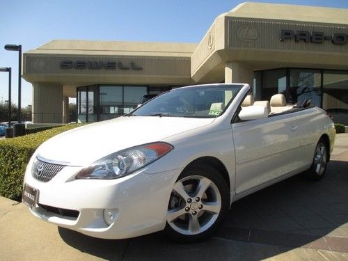 2006 toyota camry solara convertible only 39k miles! leather v6 1-owner