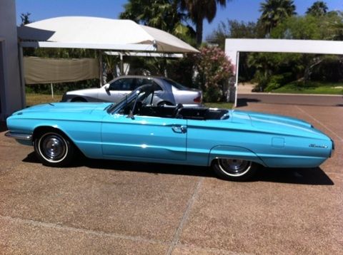 Gorgeous recently restored - 1966 ford thunderbird convertible - q code model!