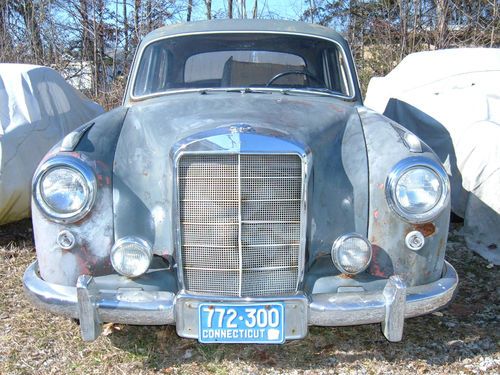1956 mercedes benz 220a, solid project classic from estate, original condition!