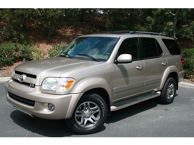 Toyota sequoia no reserve trade in loaded leather sr5 auto dvd clean will sell!