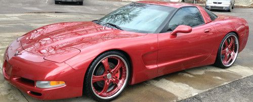 1998 chevrolet corvette borla exhaust custom vellano wheels a real head turner!!