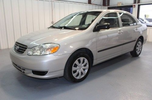 2003 toyota corolla 4dr sdn ce manual low mileage one owner