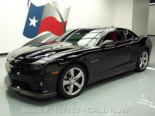 2010 chevy camaro 2ss ground effects red htd seats 44k texas direct auto