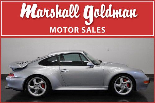 1996 porsche 993 twin turbo in polar silver  25,700 miles completely serviced