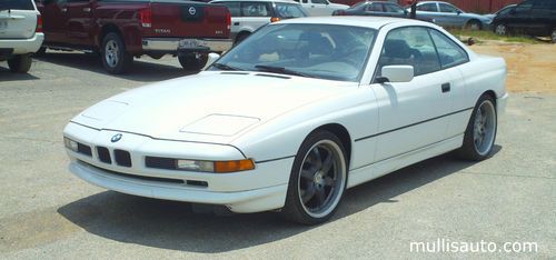 1991 bmw 850i v12 coupe white world's most affordable exotic