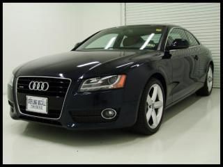09 a5 quattro awd coupe v6 6speed pano roof heated leather bluetooth wood trim