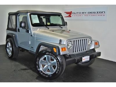 Must see! 2006 jeep wrangler se - upgraded 2011 unlimited wheels &amp; tire package!