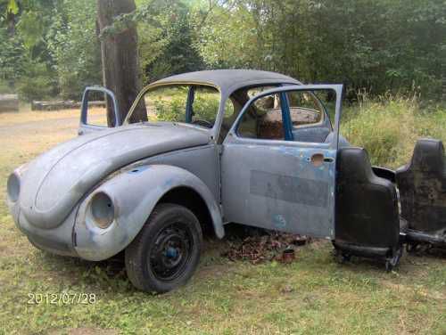 1972 vw project car w/ parts to complete
