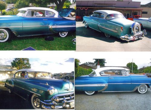 Awsome:1953 chevrolet bel air/2-dr. h.t..continental kit/ready to show/go...cool