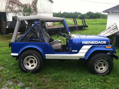 1981 jeep cj5 renegade 4wd blue