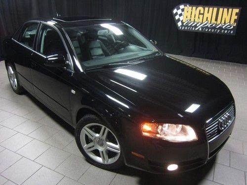 2007 audi a4 2.0t quattro, 6-spd manual,  200-hp, all black ** only 45k miles **