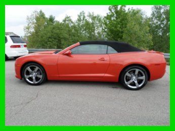 2012 chevy camaro 2ss convertible rs package low financing reserve new