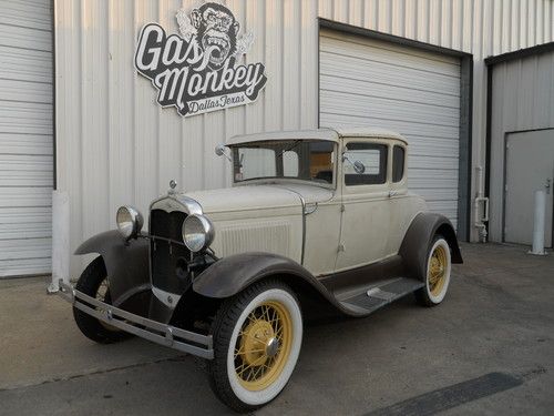 1930 ford model a coupe driver w/ juice brakes offered by gas monkey garage