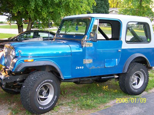 1979 jeep cj7 sport utility 2-door 5.7l 350cu. in. v8 with lots of extras!