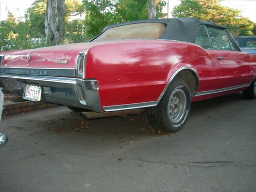 1967 olds 442 convertible..great calif. original (opt rally pac $ 4 speed avail)
