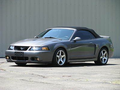 2003 ford mustang cobra svt, convertible, supercharged, 6-speed, fast! l@@k