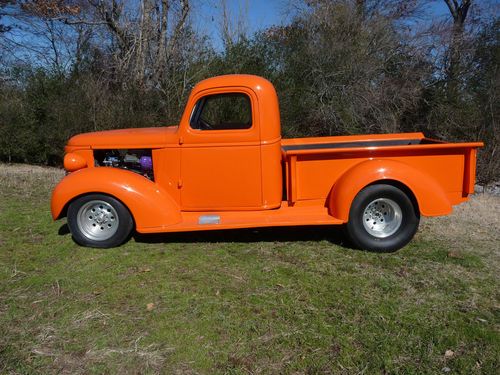 Old 1940 chevy pickup pro street truck
