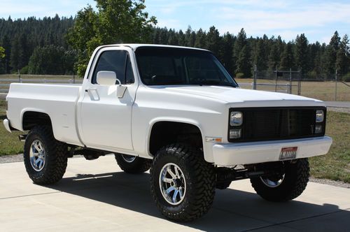 1984 chevy 4x4 frame off restored custom deluxe show truck 4wd rare hot rat rod