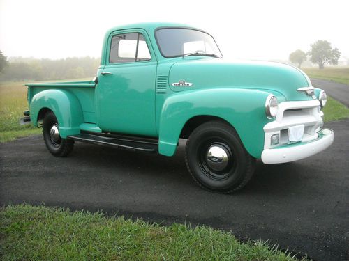 1955 chevy 1/2 ton pickup truck. all original -54,691 mile dependable and fun!