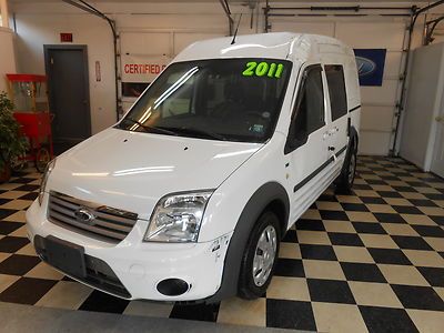 2011 ford transit  connect  xlt 41k no reserve salvage rebuildable good airbags