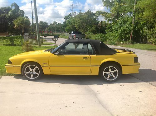 1987 gt 5.0 convertible 5 speed headers, female owner from 1990 garaged 20yrs