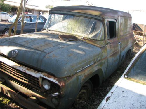 1958 ford panel truck for restoration