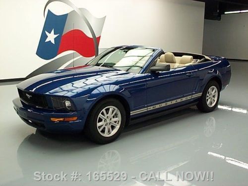 2008 ford mustang deluxe convertible v6 automatic 55k texas direct auto
