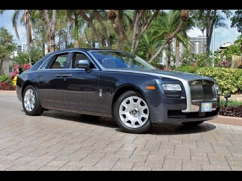 2010 rolls royce ghost gray only 16k rear dvd tables driver 3 showroom