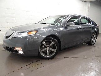 2011 acura tl sh-awd leather sunroof 1-owner carfax we finance 71k low miles