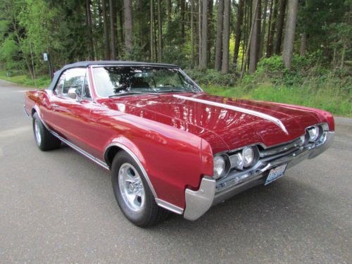 1967 oldsmobile cutlass convertible, new paint, interior, top, wheels &amp; tires