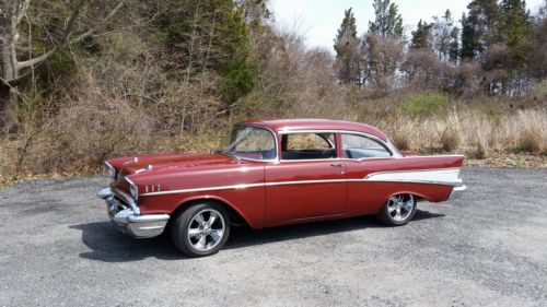 1957 chevy belair post sbc auto very nice driver 57 tri five turn key and go