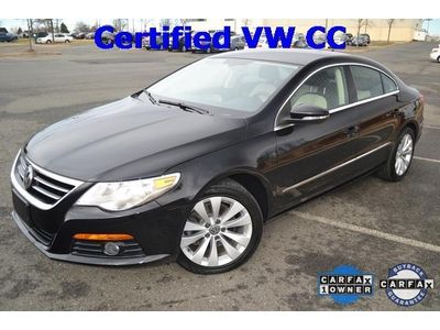Vw cc sport certified 2.0l turbo luxury cd one owner clean carfax good deal