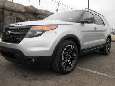 2013 ford explorer sport 3.5l ecoboost 4wd 402a nav dual moonroof 2nd row bucket