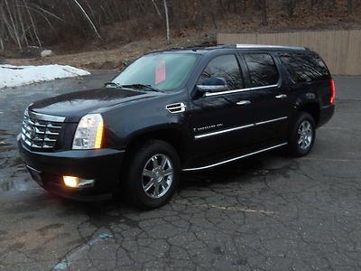 07 cadillac escalade esv awd immaculate leather sun roof 3rd row seat loaded suv