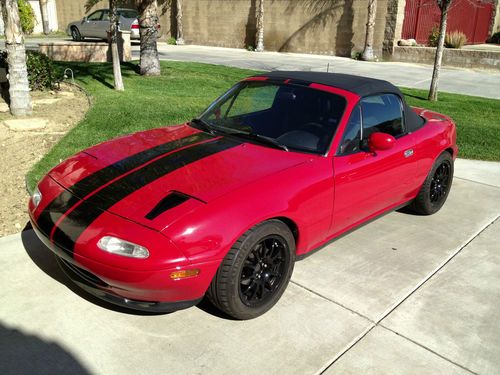 1991 mazda miata with supercharger and fat cat motorsports custom suspension
